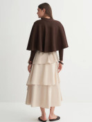 gebreid vest in capestijl