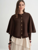 gebreid vest in capestijl
