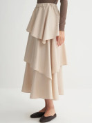 Vesna Design Layered Textured Skirt