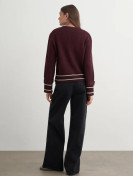 Gestreept vest met schouderdetails