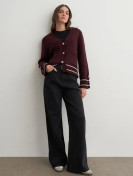 Gestreept vest met schouderdetails