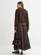 Gestreept vest met schouderdetails