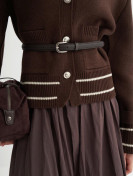 Gestreept vest met schouderdetails