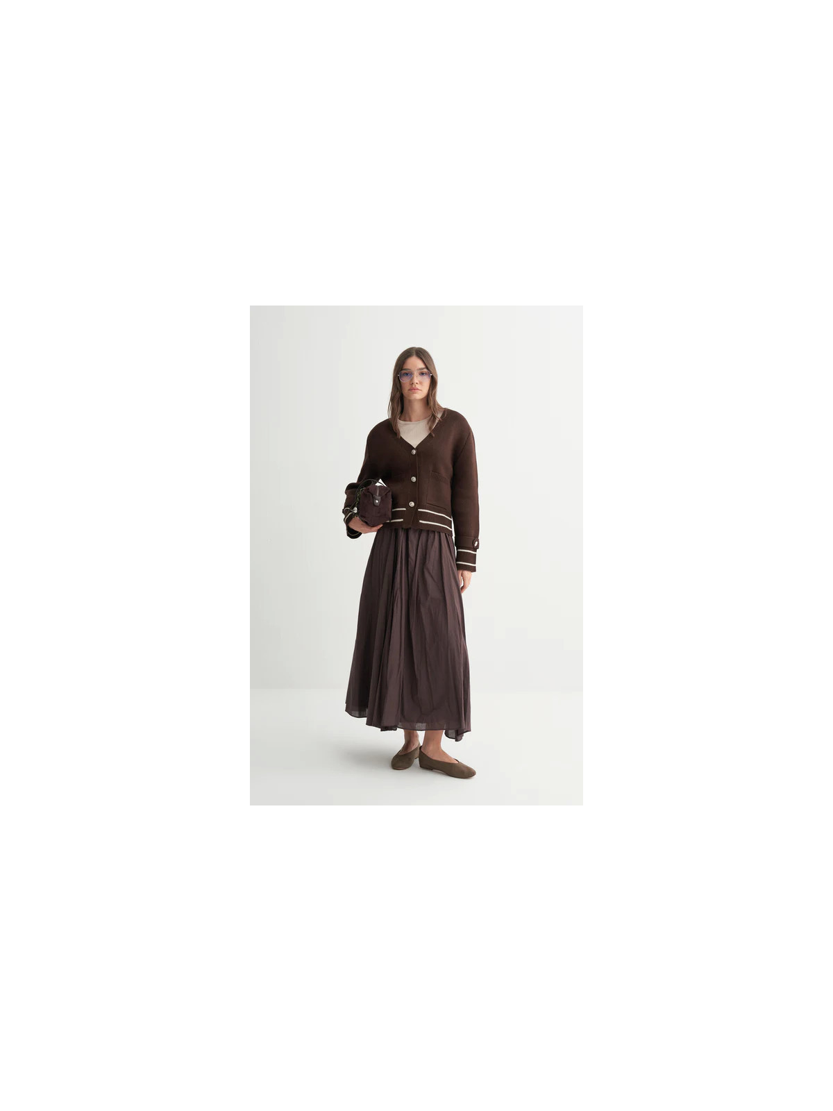 Gestreept vest met schouderdetails
