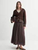 Gestreept vest met schouderdetails