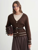 Gestreept vest met schouderdetails
