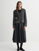 Gestreept vest met schouderdetails