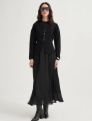 Gebreid vest met V-hals