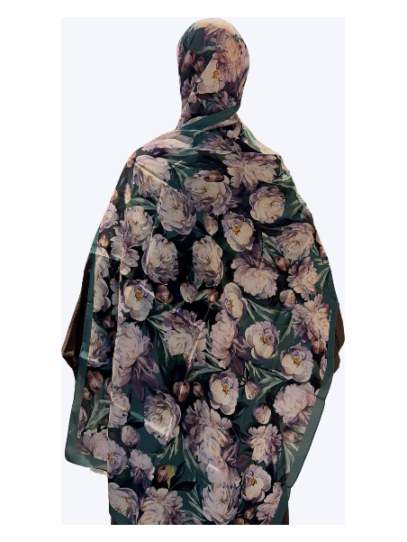 Fresh Scarfs peonie turquoise