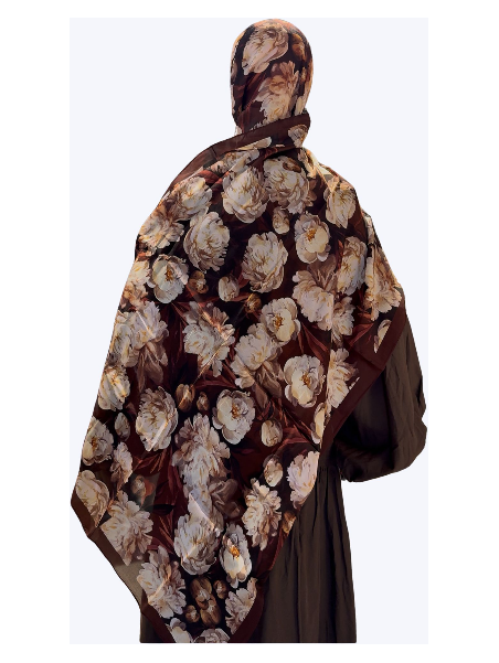 Fresh Scarfs peonie bruin