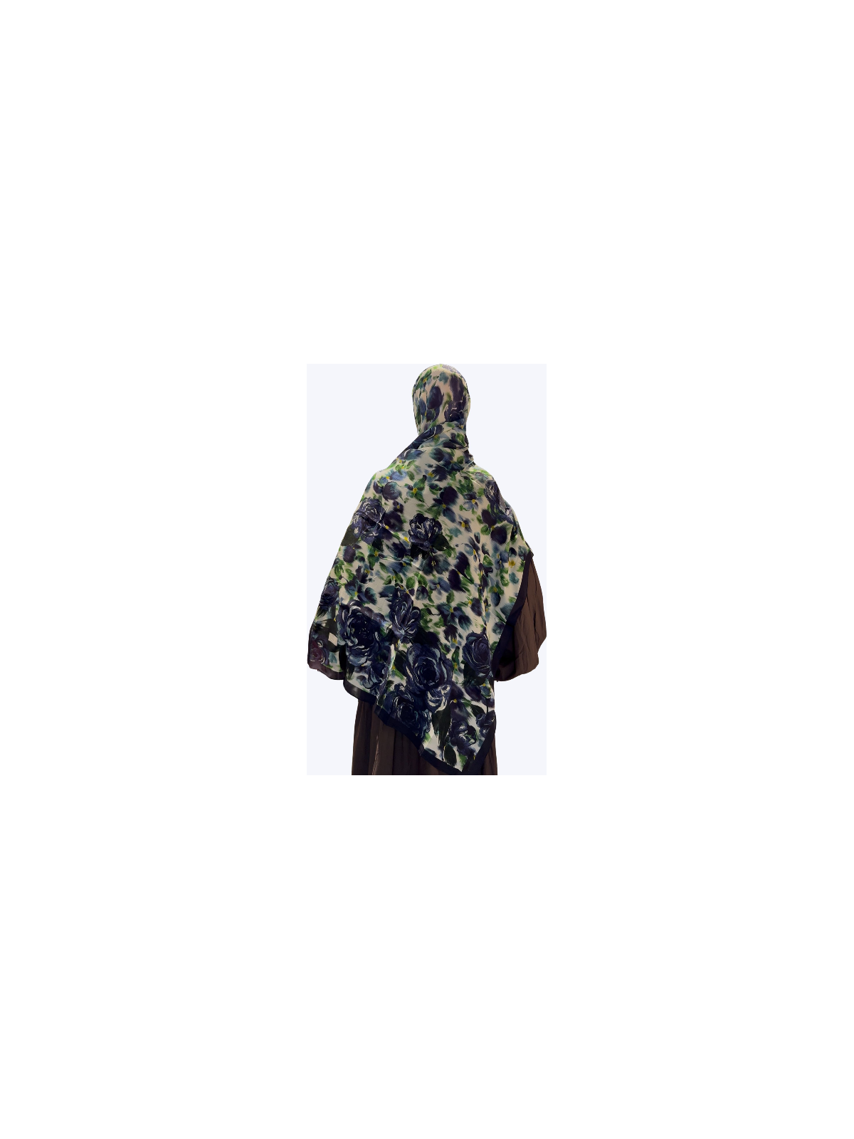 Fresh Scarfs blauwe rozen