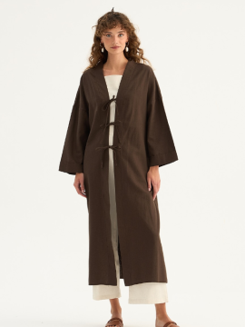 Minikterzi Lange linnen kimono