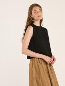 Minikterzi Mouwloze linnen blouse voor de zomer