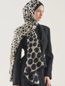 Fresh Scarfs Rami hijab met stippenpatroon