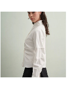 Vesna Design kort shirt met plooien