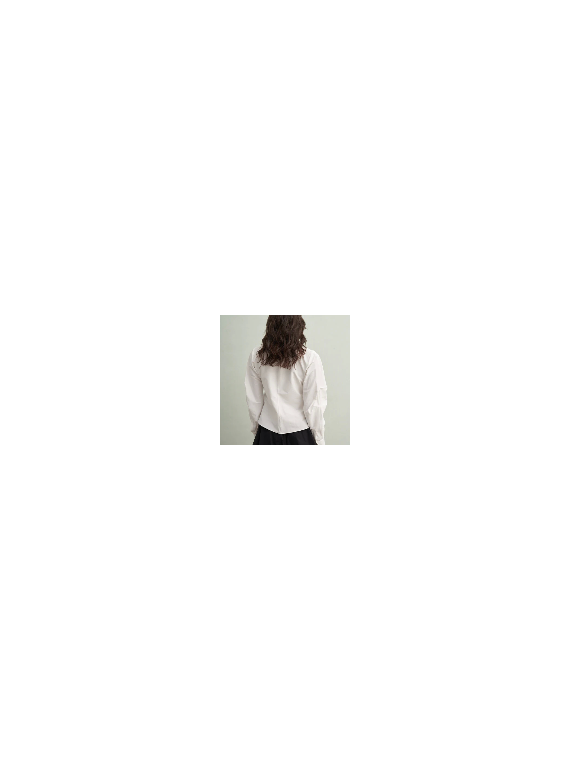 Vesna Design kort shirt met plooien