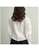 Vesna Design kort shirt met plooien