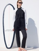 manuka burkini zwart wit