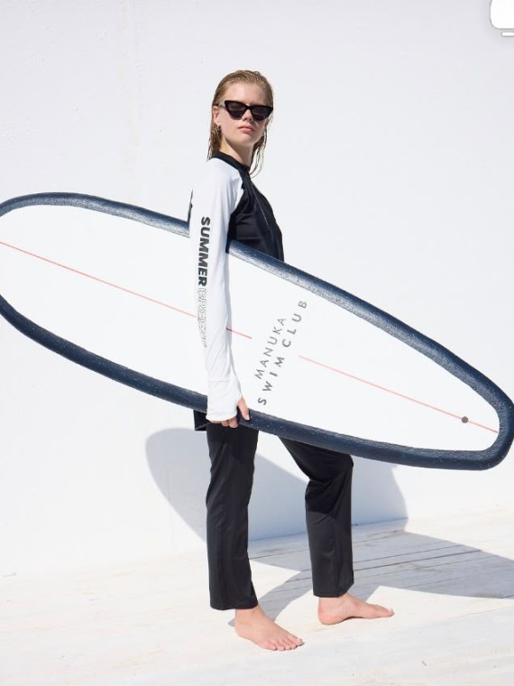 manuka burkini zwart wit