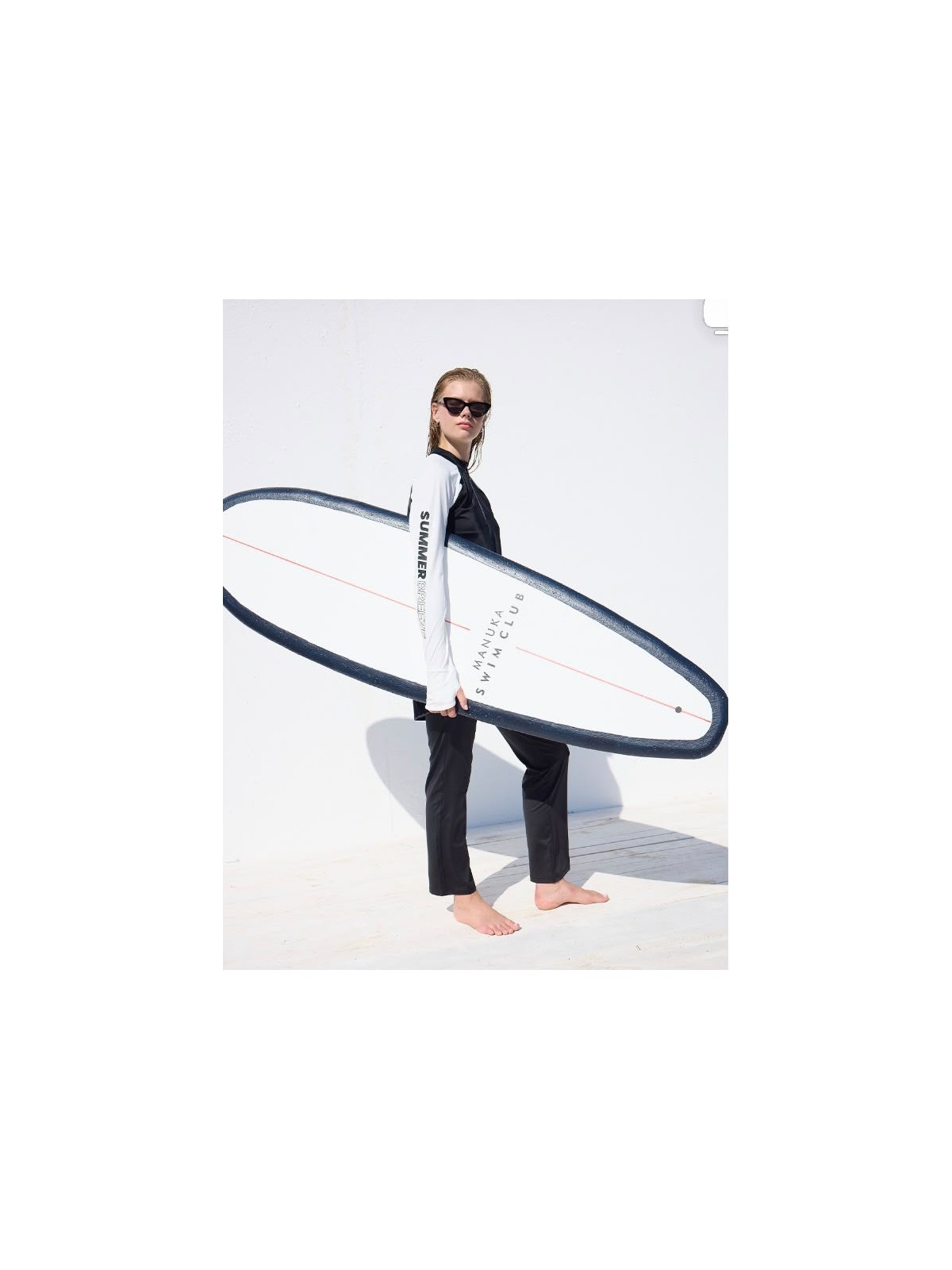 manuka burkini zwart wit