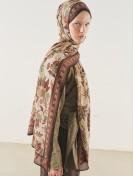 Fresh Scarfs Mystic Bloom patroon zachte viscose sjaal
