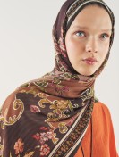 Ethnic garden desen soft viskon sal