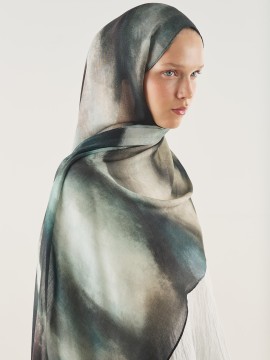 Fresh Scarfs Pure Flow Patroon Zachte Viscose Sjaal
