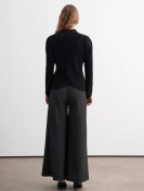 vesna design Örgü Detaylı Peplum Triko Hırka