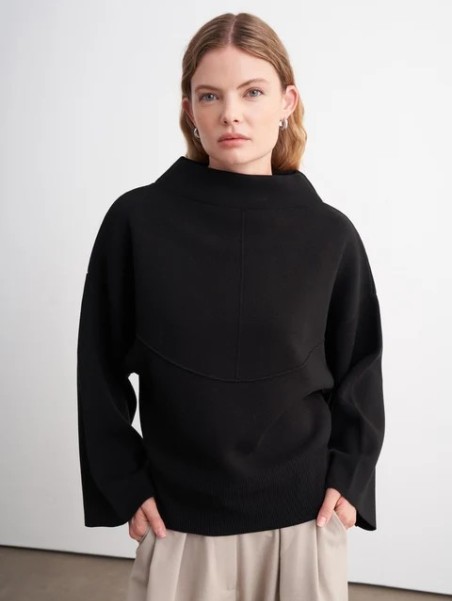 vesna design Basic Geniş Kollu Triko Kazak