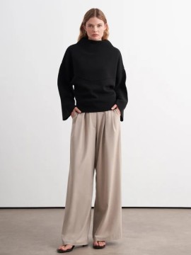 Vesna Design basic gebreide trui met wijde mouwen | One Touch Boutique
