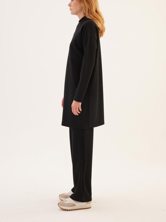 Minikterzi Knitwear Turtleneck Sweater Black