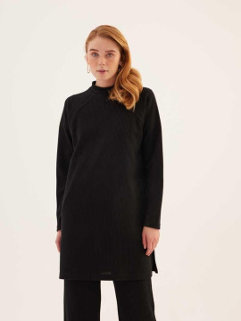 Minikterzi Knitwear Turtleneck Sweater Black