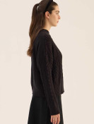 Minikterzi Short Diagonal Motif Sweater