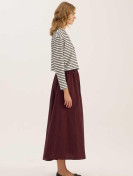 Minikterzi Pearl Buttoned Striped Cardigan