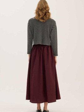 Minikterzi Parel Geknoopt Gestreept Vest | One Touch Boutique